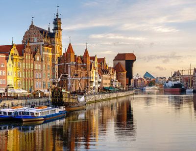 Cityscape of Gdansk in Poland